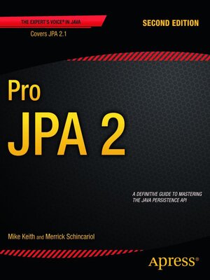 cover image of Pro JPA 2